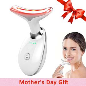 Neck Massager, Facial and Neck Massage Tool, Suitable for Facial, Neck, and Leg Massage, for Women and Men, Facial Beauty Instrument, Facial Machine