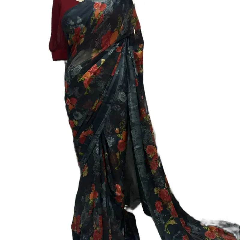Singapore Satin Saree 1