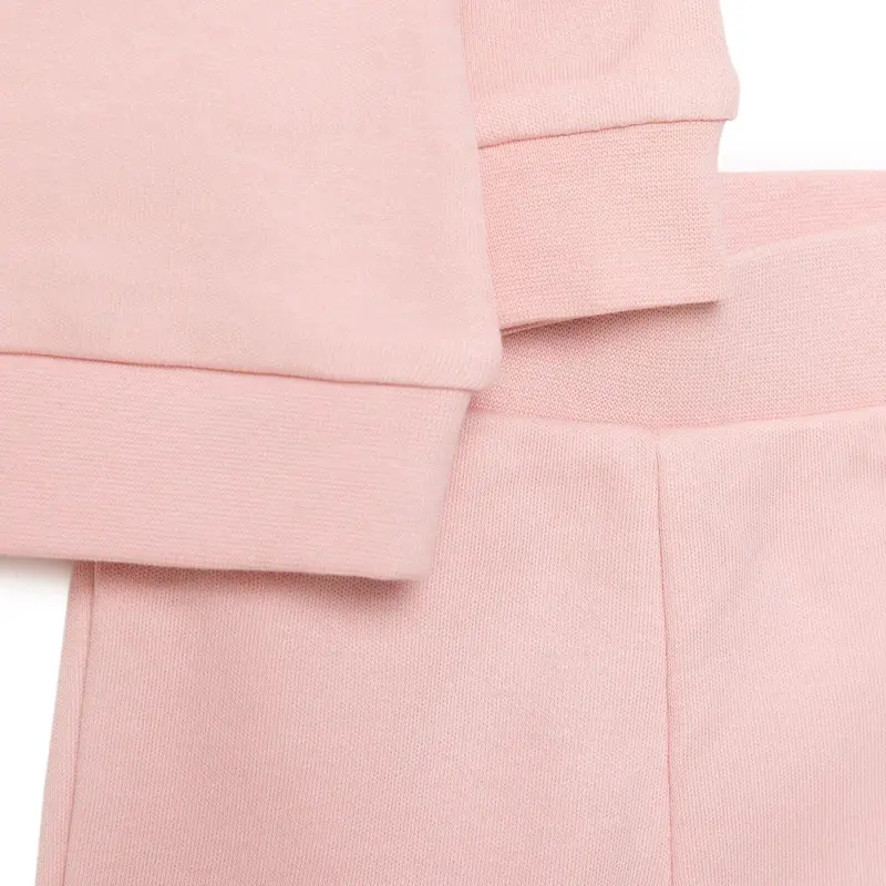 HelloBaby Baby Girl Sweatshirt Footless Bottom - Powder 8