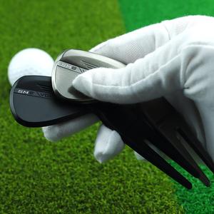Golf Club Marker Tool, 2 Counts/set Zinc Alloy Golf Club Marker Tool, Creative Club Fork, Pitchfork, Pitch Repair Tool, Golf Accessories