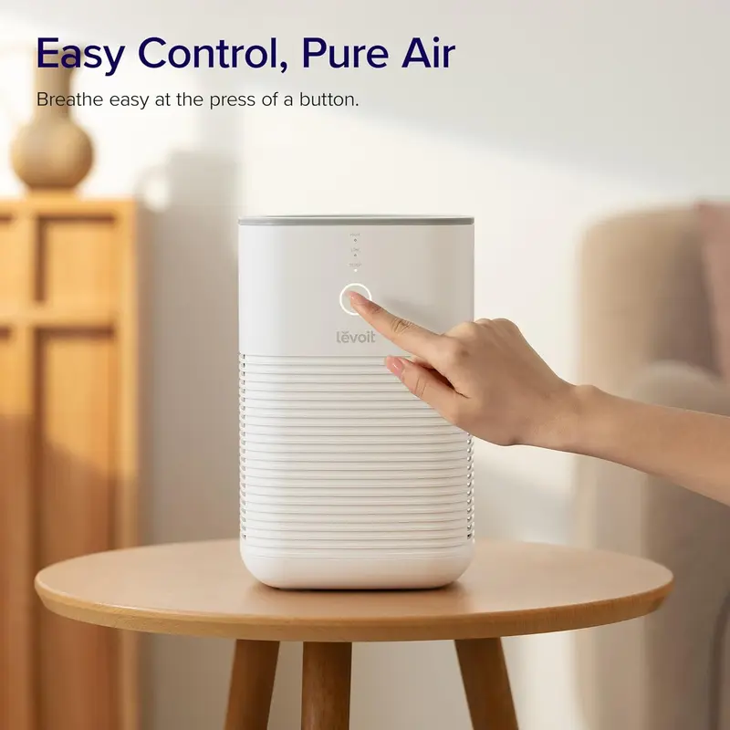 2025NEW-LEVOIT Air Purifier for Home Bedroom, Dual HEPA Filters with Aromatherapy Diffuser, Quiet Sleep Mode, Air Cleaner for Smoke, Allergies, Pet Dander, 100% Ozone Free, Air Frenshener, LV-H128, Gray 4