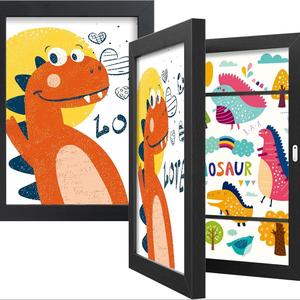 Picture Frame, 1 Count Flip Top Photo Frame, Replaceable Front Opening Frame, Home Decor for Living Room Bedroom Study Room [without Pictures]