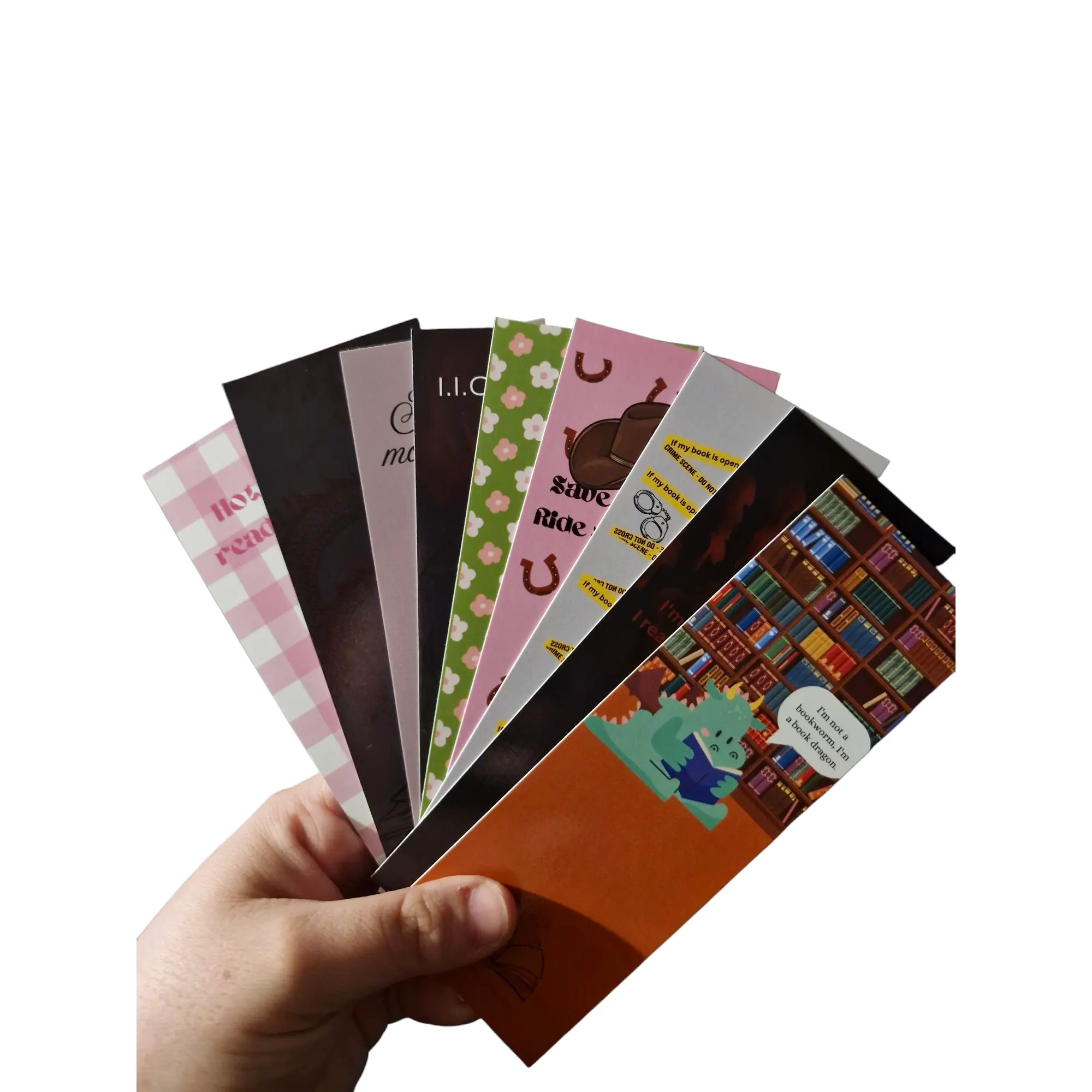 Bookmarks perfect for any genre of reader.