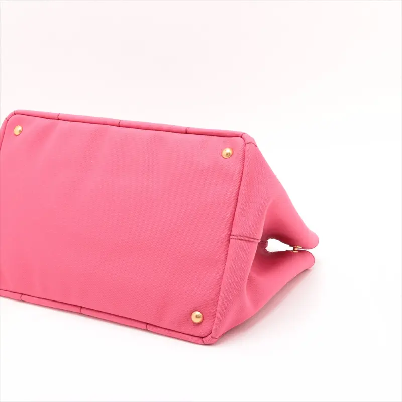 #1036 - Prada Canapa Pink 2 Way Handbag canvas BN2642 - Pre-owned 2