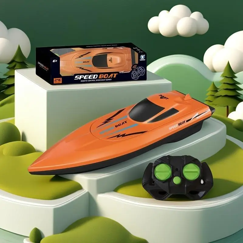 Remote Control Boat Toy, Fast Charging Speedboat with Dual Propeller Model, an Ideal Gift for Birthdays And Holidays. 7