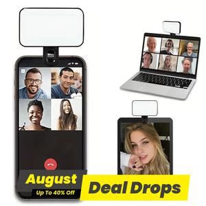 Portable Mini Clip-on Fill Light, 1 Box Multipurpose Selfie Fill Light, Universal Selfie Accessories for Mobile Phone & Computer, Phone Accessories, Gift