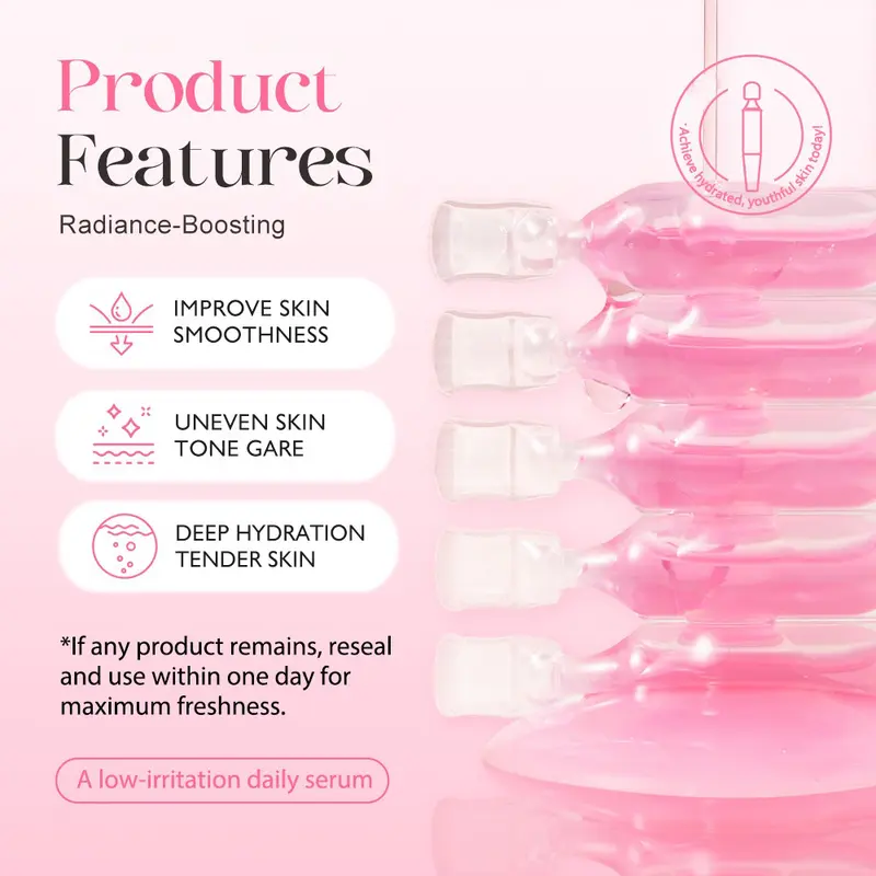 Salmon DNA PDRN Pink Serum & Emergency Repair and Firming Oil-Suspension Serum, for Fine Lines and Wrinkles, Improve Balance, Firmness and Elasticity for Youthful Skin 2