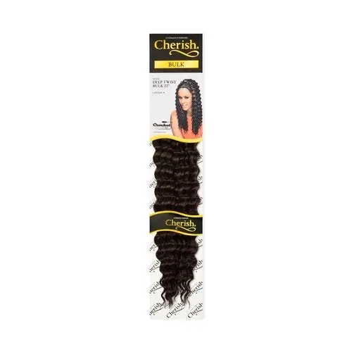 Cherish Deep Twist Bulk 22'' Synthetic Hair Braids 1