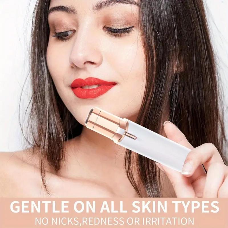 Product Introduction of Advanced Portable Electric Epilator - USB Rechargeable Lipstick Shaver Women Hair Removal Tool Eyebrow Trimmer Precision Blade Technology Designed Smooth Silky Skin Travel Daily Use On-the-Go Grooming Safe Painless Handy Hair Removal Solution Face Body 8