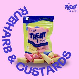 Freeze Dried Rhubarb & Custards 50g
