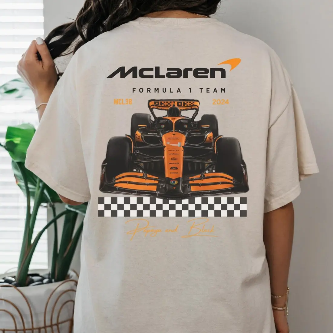Mclaren Unisex Tshirt, Formula One F1 Tee, Gift of Lando Norris and Oscar Piastri Racing Shirt, Formula 1 Unisex Graphic Tee