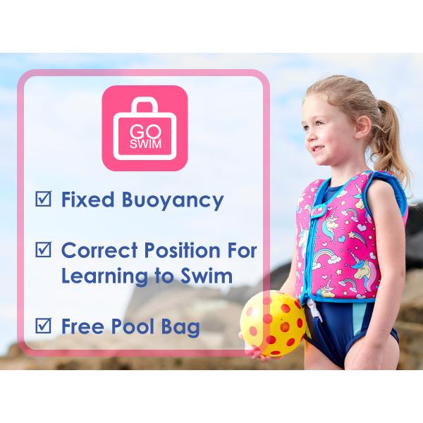 GO Swim™ Vest - Magical Unicorns 4