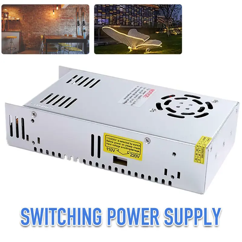 Shareplus AC 110-240V to DC 12V 30A 360W Switching Power Supply LED Strip with Dual Input Voltage & 12 Months Warranty 1