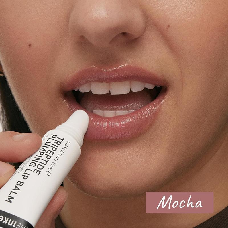 The Inkey List Tripeptide Plumping Lip Balm 10ml, Clinically Proven Plumping Tinted Lip Care, Hydrates Dry Cracked Lips, Vegan & Cruelty Free, Mocha Tint Skincare Comfort Moisturize Moisturizing 3