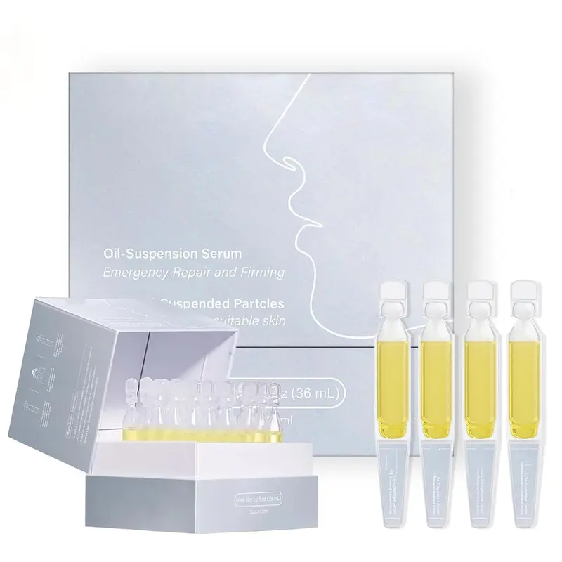Salmon DNA PDRN Pink Serum & Emergency Repair and Firming Oil-Suspension Serum, for Fine Lines and Wrinkles, Improve Balance, Firmness and Elasticity for Youthful Skin 8