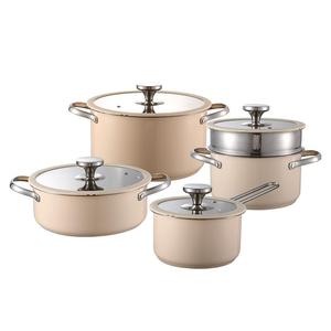 Stainless Steel Cookware Set, 1 Set Cooking Pot with Lid & Handle, Kitchen Cooking Set for Home Dining Room Picnic