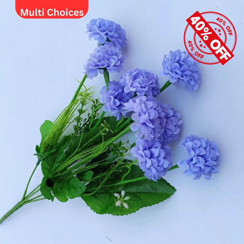 Product Introduction of 1 Bunch Wedding Artificial Silk Hydrangea Posy Flower Bouquet Home Party Decor Decorative Fruit 21