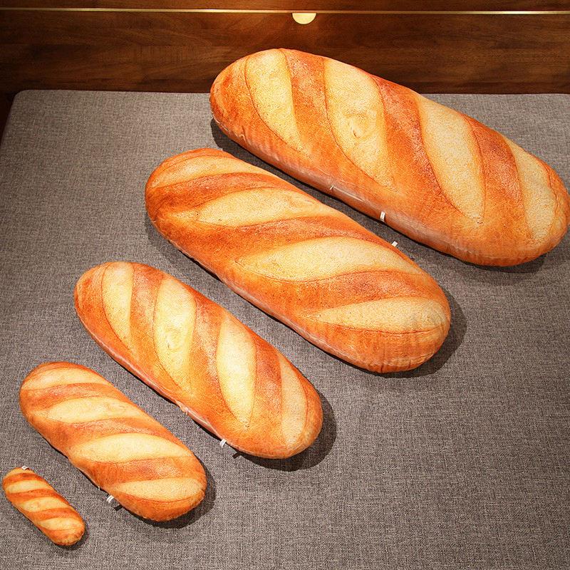 French Bread Plush Pillow - Soft Plush Stuffed Food Decor - Cute Sleeping Companion 5
