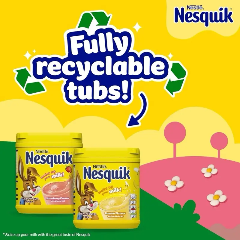 Nestle Nesquik Milkshake Mix Bundle 300g Strawberry & 300g Chocolate 2 Pack Beverage Creamy Cocoa 6