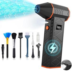Rechargeable Handheld Air Blower, 1 Set 200000RPM Cordless Turbo Fan, Multifunctional Cleaning Tool for Computer Keyboard, Electronic Equipment, Car & Outdoor Use