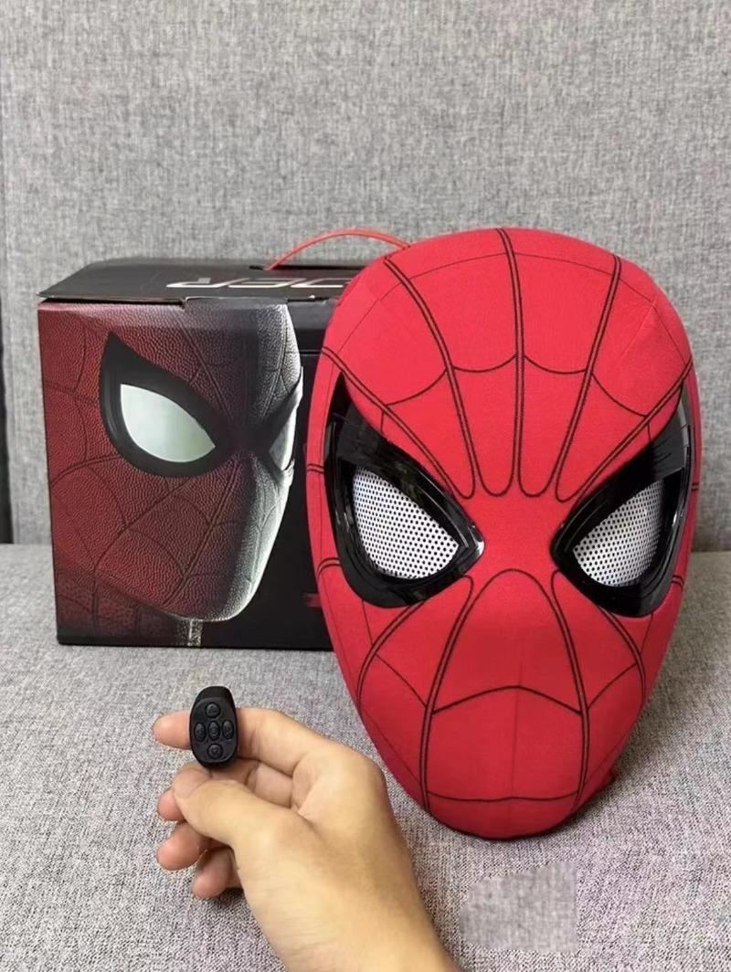 Product Introduction of Spider-Man LED Moving Eyes Mask – Electric Blinking Hero Helmet | Cosplay & Halloween Accessories for Kids & Adults 1