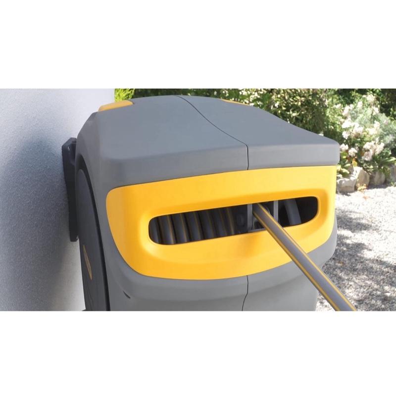 HOZELOCK - Auto Reel Wall-mounted Reel 10m: Easy to Install, Child-lock, Auto-rewind, Ready-to-use Reel with Nozzle, Fittings, Hozelock Hose and Accessories Included - 5 Year Guarantee 4