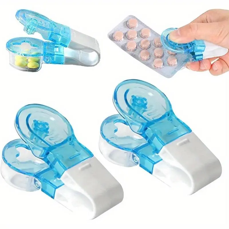 Portable Pill Extractor Set of 2 Mini Extractors with Storage Box Design for Elderly and Disabled 1