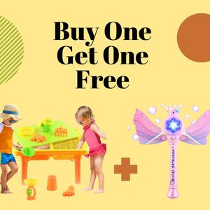 SWT-C2 - deAO Basic Sand and Water Table with Lid for Toddlers Including Assorted Accessories