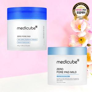 Medicube - Zero Pore Pad 2.0 / Mild - 155g Skincare Lactic Salicylic Salicylic Acid Smooth Acne Exfoliate Moisturize Hydrate Comfort pore care blackhead Hydrating Moisturizing