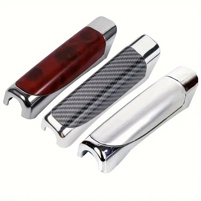 Universal Car Handbrake Sleeve, Durable ABS & Carbon Fiber Finish, Easy Installation, Plastic Material, for Various Vehicle Models, Car Interior Accessories 3