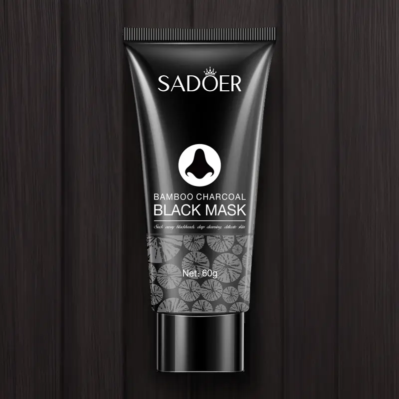 Bamboo Charcoal Black Cleansing Mud Mask Cleanses Pores, Peel-Off Mask Hydrates The Face, Deeply Cleanses The Skin, Refines Pores, And Is Perfect for Oily Skin, Suitable for Both Men And Women. 4