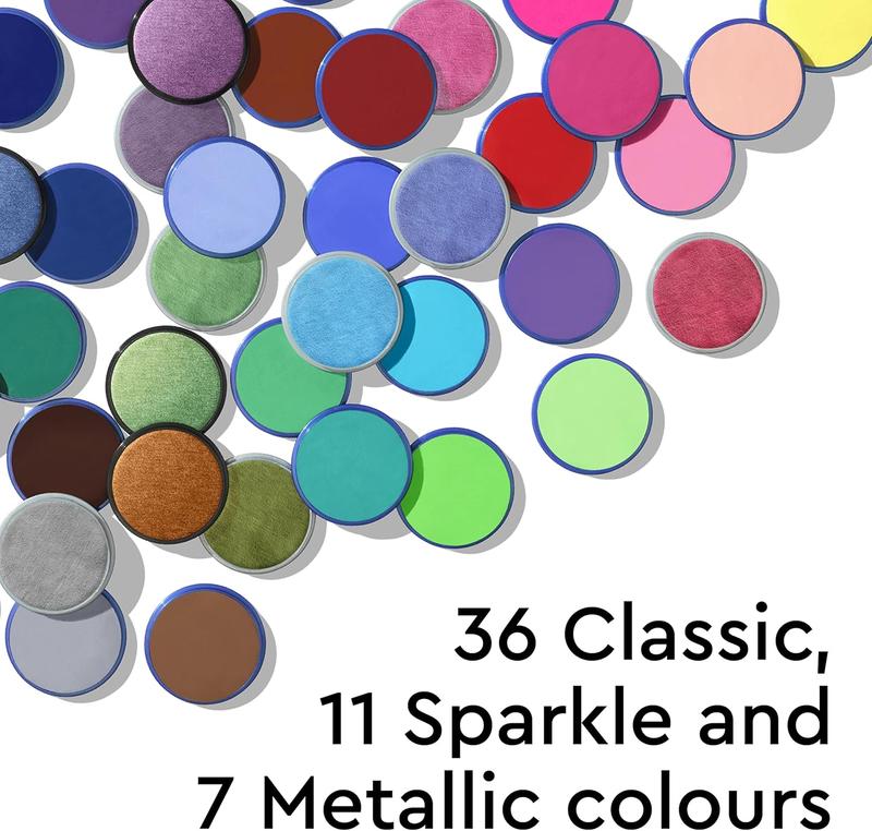 Classic White Face and Body Paint for Kids and Adults, Water Based, Non-Toxic, Easily Washable, Makeup for Parties, Ages 3+ bond  seal  glue false  eyelashes lashes  kay monat drag  lashes makeup  remover morgans  lashes Cosmetic 8