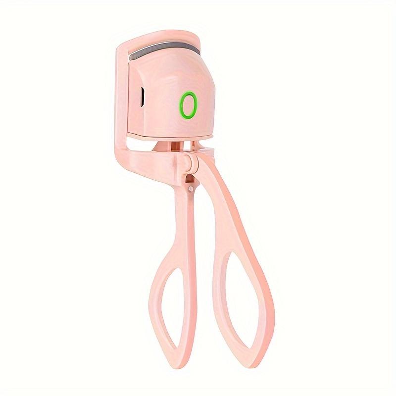 HGS    USB Rechargeable Electric Eyelash Curler - Compact, Lightweight, Ergonomic Design for Travel Touch-Ups, White & Pink Options, 150mAh Battery 5