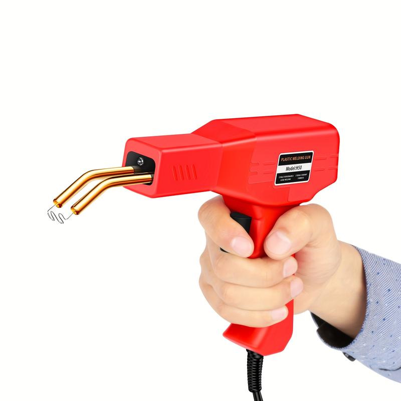 BESPER 220V Plastic Welder Hot Stapler Welding Machine Gun Soldering Iron, British Specification Plug, Power Supply, Without Battery, for Plastic Staple PVC Repairing, Car Bumper Repair 6
