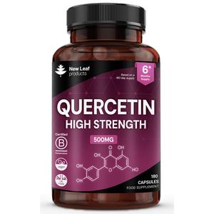 Quercetin Supplement 500mg High Strength Antioxidant Capsules (6 Months Supply)