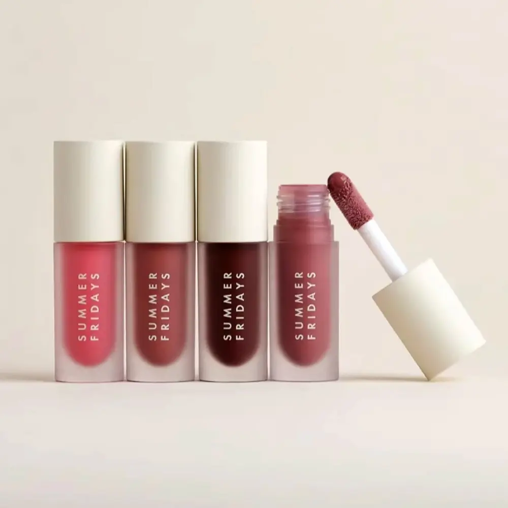 Summer Fridays Soft Tube Mirror Lip Gloss Moisturising Lipstick Transparent Lip Oil Plump Lip Butter Balm Beauty Lip Makeup