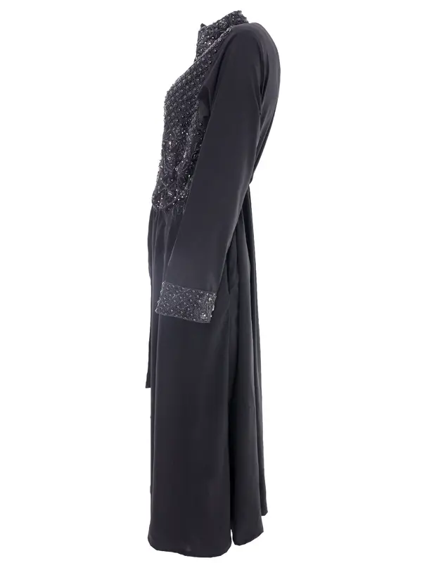 Aaria Black Jacket Handcrafted 4