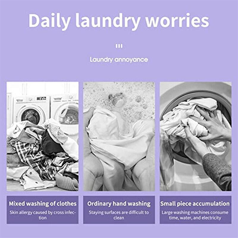 Portable Washing Machine Mini Washer Foldable Washer and Spin Dryer Travel UK 5