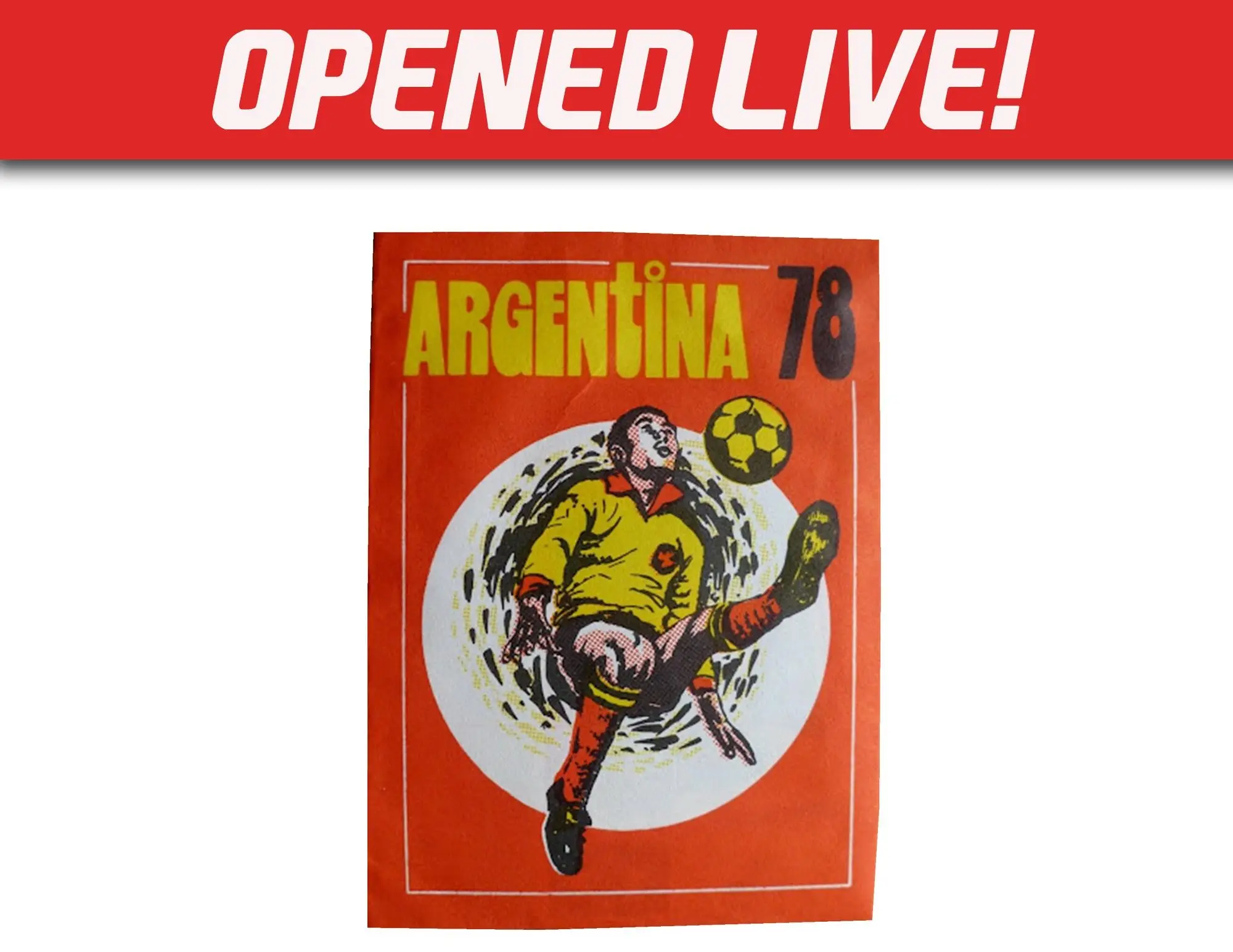 FKS Argentina 1978 Football Pack - Rare Collector's Item from World Cup 1978