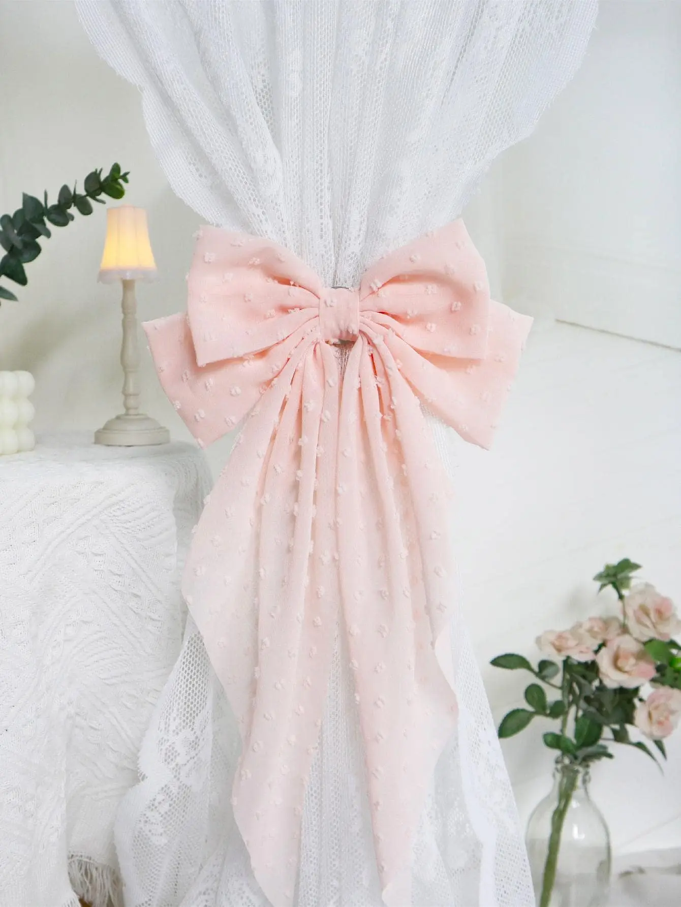 1pc Bow Decor Curtain Tieback for Gifts and Celebrations - Birthday, Graduation Gifts