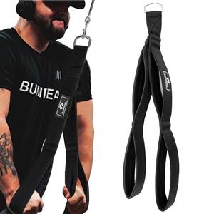 Tricep Rope Cable Attachments Rope for Gym, 1 Count Workout Rope Cable with 4 Anti-slip Handles, Exercise Gym Equipment for Home, Lifting Strap, Calisthenics Tools, Fitness Equipment, Boyfriend Gift, Home Gym Kit, Workout Straps, Gym Accessories