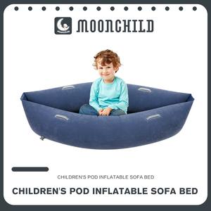 Children's Sensory Chair, 60 Inch Inflatable Pea Pod Sensory Chair for Children with Autism, Provides a Relaxing Paradise for Children with Sensory Needs, Bottom Inflated First, Equipped with Electric Air Pump