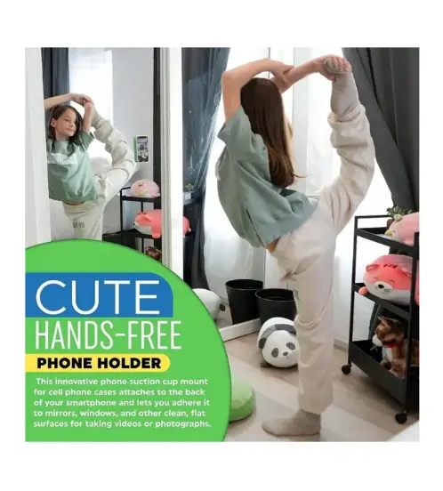 1pc Silicone Phone Holder Suction Cup Non-Slip Mount For Secure Grip 4