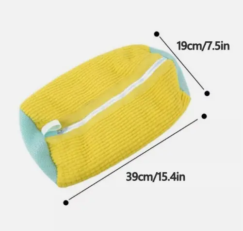 2pcs Shoe Washing Machine Bag for Washing Machine Zipper Cleaning Bag Reusable Laundry Set 4