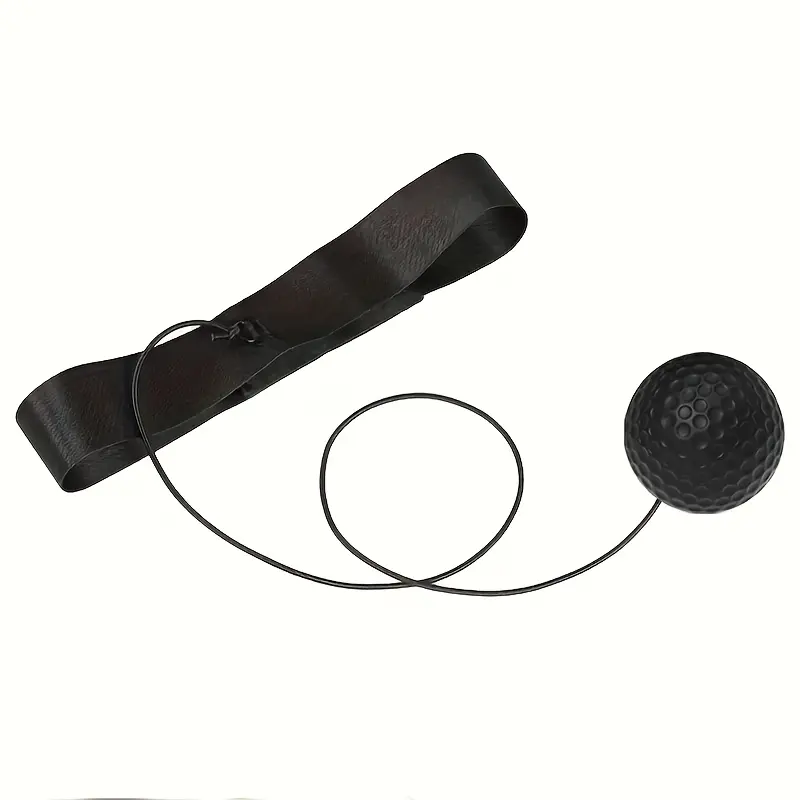 1 Set Boxing Reflex Ball Set for Adults & Teens - PA Nylon React Reflex Ball with Adjustable Headband, Hand Wraps & Carry Bag - Enhances Hand-Eye Coordination, Speed & Reaction Time 5