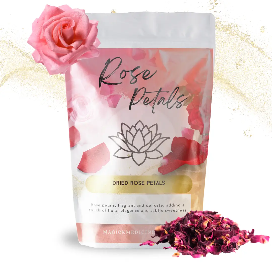 Rose Petals Herbal Dried Tea Edible Decor (Unbleached) Premium Quality