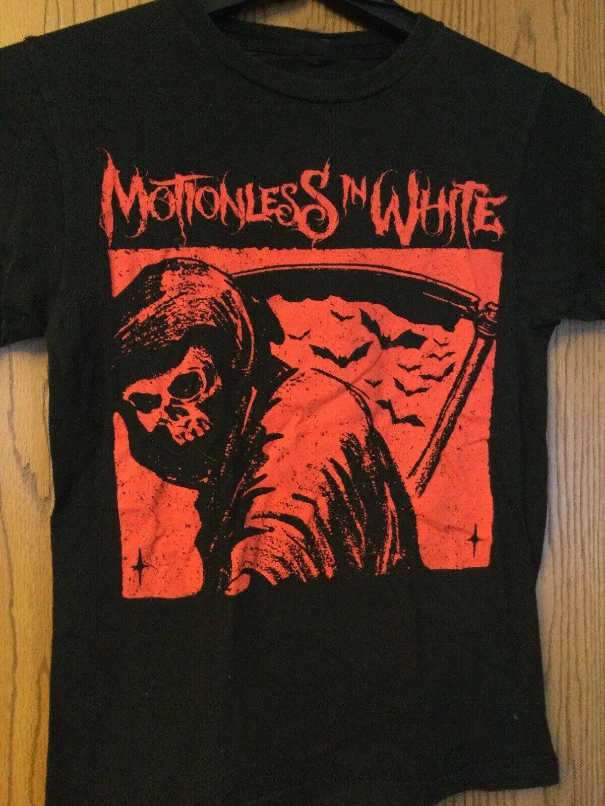 Rare Motionless in white Gift fans S-234XL Black Men shirt E240