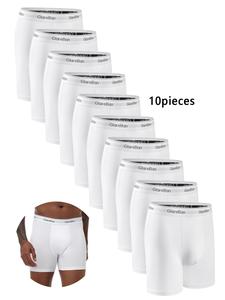 Men's Letter Tape Boxer Brief, Casual Comfy Breathable Underwear for Daily Wear, Men's Underwear for All Seasons, Boxer Briefs Set