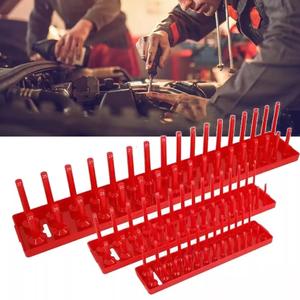 3PCS Socket Stand Tray Rack Storage Rail Holder 1/2" 3/8" 1/4" Sockets Hand Tool