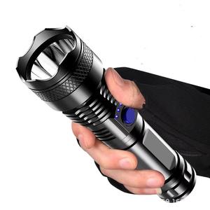 Portable Outdoor Camping Flashlight, 1 Count USB Rechargeable Flashlight, Waterproof Flashlight For Outdoor Camping Hiking